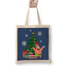 Humuts Patrick Star Around The Christmas Tree Spongebob Unisex Bez Çanta