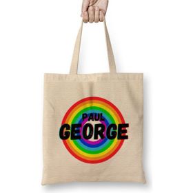 Humuts Paul George - Basketball Gifts Vintage Retro Rainbow Quotes For Boys And Ddad Bez Çanta