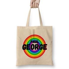 Humuts Paul George - Basketball Gifts Vintage Retro Rainbow Quotes For Boys And Ddad Bez Çanta