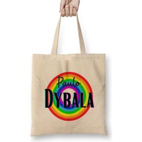Humuts Paulo Dybala - Vintage Retro Rainbow Style Bez Çanta