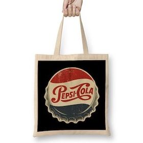 Humuts Pepsi Cola Vintage Bez Çanta