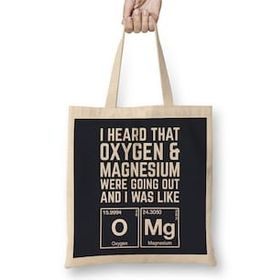 Humuts Periodic Table Oxygen And Magnesiums Relationship Omg Bez Uzun Saplı Açık Bej Rengi Çanta