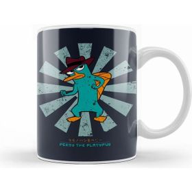 Humuts Perry the Platypus Retro Japanese Kupa