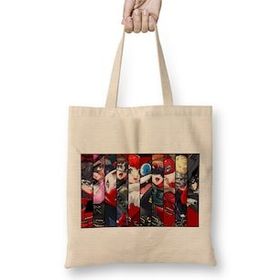Humuts Persona 5 Strikers Bez Uzun Saplı Açık Bej Rengi Çanta