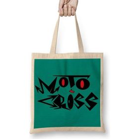 Humuts Personalizada Graffit Moto Cross Bez Uzun Saplı Açık Bej Rengi Çanta