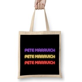 Humuts Pete Maravich Basketball Gifts Vintage Retro Rainbow Duotes For Boys And Dad Bez Uzun Saplı Açık Bej Rengi Çanta