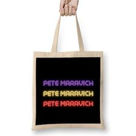 Humuts Pete Maravich Basketball Gifts Vintage Retro Rainbow Duotes For Boys And Dad Bez Uzun Saplı Açık Bej Rengi Çanta
