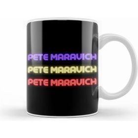 Humuts Pete Maravich Basketball Gifts Vintage Retro Rainbow Duotes for Boys and Dad Kupa