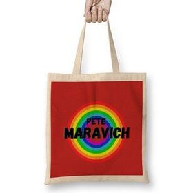 Humuts Pete Maravich Basketball Gifts Vintage Retro Rainbow Quotes For Boys And Dad Bez Uzun Saplı Açık Bej Rengi Çanta