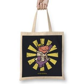 Humuts Peter Potamus Retro Japanese Bez Uzun Saplı Açık Bej Rengi Çanta