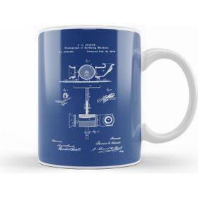 Humuts Phonograph Patent Blueprint Thomas Edison Kupa