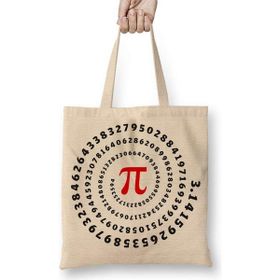 Humuts Pi Sayısı Matematik Özel Tasarım Bez Kadın Günlük Çanta