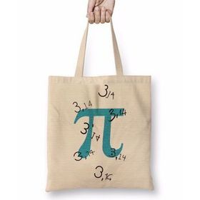 Humuts Pi Sayisi Mathematica Matematik Özel Tasarim Pi Günü Bez Çanta