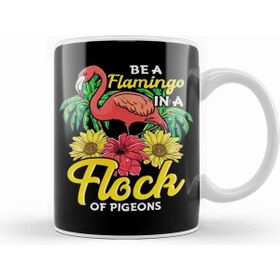 Humuts Pigeon Cute &amp; Funny Be A Flamingo In A Flock Of Pigeons Kupa