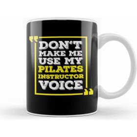 Humuts Pilates Instructor Voice Funny Pilates Joke Kupa Bardak