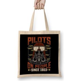 Humuts Pilots Looking Down On People Since 1903 Plane Pun Bez Çanta