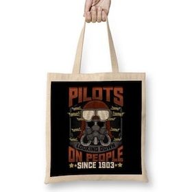 Humuts Pilots Looking Down On People Since 1903 Plane Pun Bez Çanta