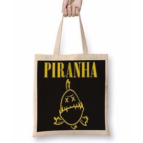 Humuts Piranha Pirana Pıranha Bez Çanta