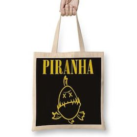 Humuts Piranha Pirana Pıranha Bez Çanta