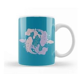 Humuts Pisces Fish Lilac Kupa Bardak