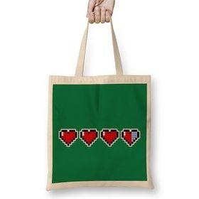 Humuts Pixel Hearts Video Game Bez Çanta