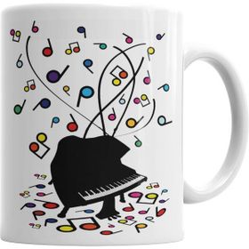 Humuts Piyano Müzik Notaları Kupa