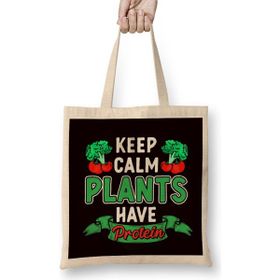 Humuts Plants Have Protein Vegan Vegetarian Veganism Veggie Food Bez Çanta