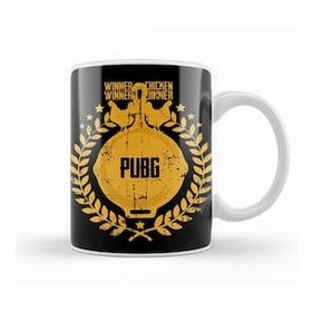 Humuts Player Unknown Battlegrounds Chicken Dinner Pan Crest Kupa Bardak
