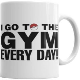 Humuts Pokemon Go Go To The Gym Every Day Kupa Bardak