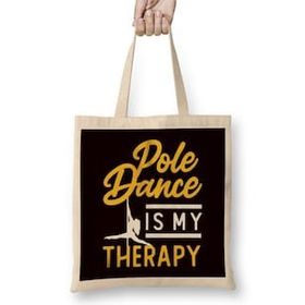 Humuts Pole Dancing Therapy Fitness Sports Workout Pole Dancer Bez Kadın Günlük Çanta