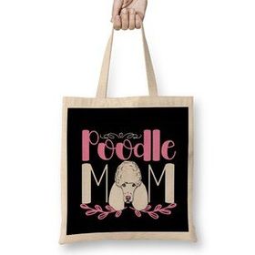 Humuts Poodle Mom Dog Mama Bez Çanta