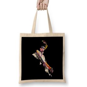 Humuts Pop Art Style Jimi Hendrix In Colorful Pop Bez Çanta