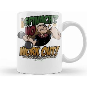 Humuts Popeye Work Out Temel Reis Kupa Bardak