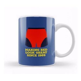 Humuts Porselen Beyaz Baywatch Swim Shorts Making Red Look Great Kupa Bardak