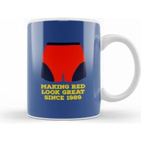 Humuts Porselen Beyaz Baywatch Swim Shorts Making Red Look Great Kupa Bardak