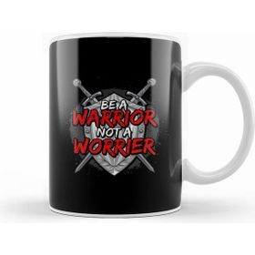 Humuts Porselen Beyaz Be A Warrior Not A Worrier Motivational Inspiring Kupa Bardak