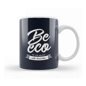 Humuts Porselen Beyaz Be Eco This Is The Only Planet With Chocolate Kupa Bardak