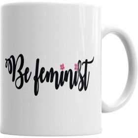 Humuts Porselen Beyaz Be Feminist Kupa Bardak