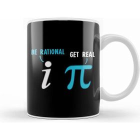 Humuts Porselen Beyaz Be Rational Get Real Funny Math Joke Stats Pun Kupa Bardak