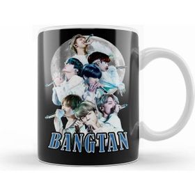 Humuts Porselen Beyaz Bts Moon Bangtan Kupa Bardak