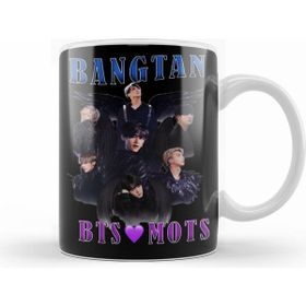 Humuts Porselen Beyaz Bts Mots Bangtan Kupa Bardak