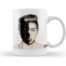 Humuts Porselen Beyaz Bts Rm Kupa Bardak
