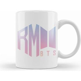 Humuts Porselen Beyaz Bts Rm Kupa Bardak