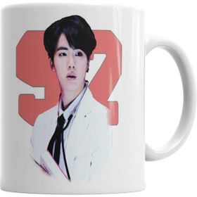 Humuts Porselen Beyaz Bts Seokjin Kupa Bardak