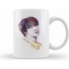 Humuts Porselen Beyaz Bts Seokjin Kupa Bardak
