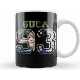 Humuts Porselen Beyaz Bts Suga Kupa Bardak