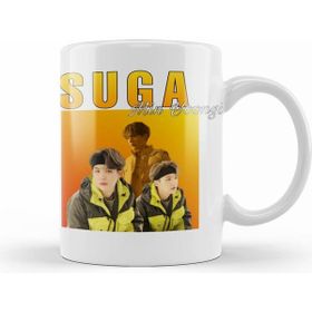 Humuts Porselen Beyaz Bts Suga Min Yoongi Kupa Bardak
