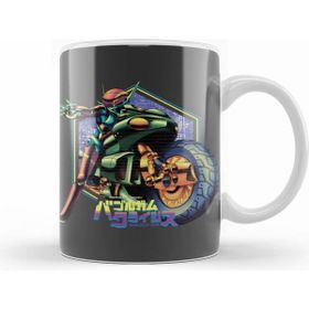 Humuts Porselen Beyaz Bubblegum Crisis Kupa Bardak