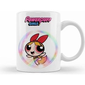Humuts Porselen Beyaz Bubbles Powerpuff Girls Kupa Bardak
