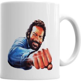 Humuts Porselen Beyaz Bud Spencer The Legend Kupa Bardak